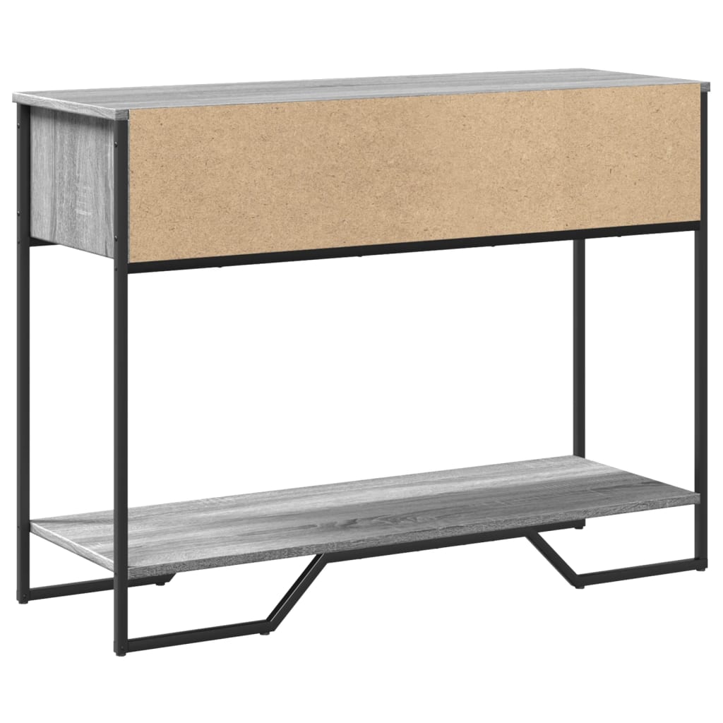 Tavolo Consolle Grigio Sonoma 100x35x74,5 cm in Truciolato