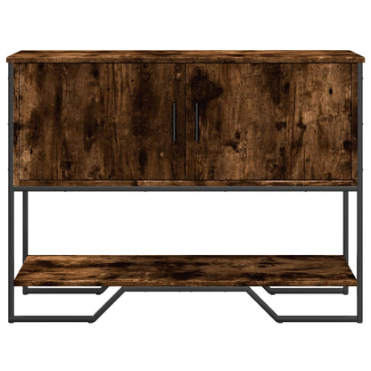 Tavolo Consolle Rovere Fumo 100x35x74,5 cm in Truciolato