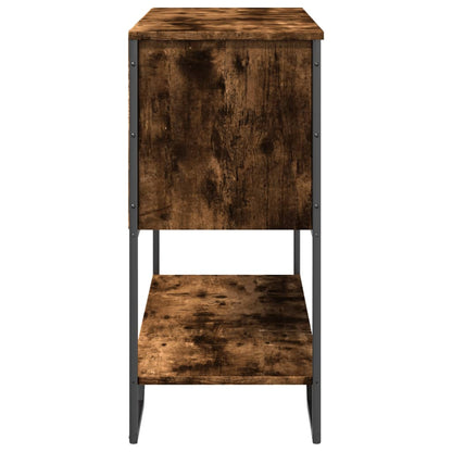 Tavolo Consolle Rovere Fumo 100x35x74,5 cm in Truciolato