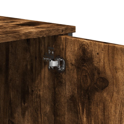 Tavolo Consolle Rovere Fumo 100x35x74,5 cm in Truciolato
