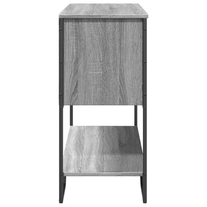 Tavolo Consolle Grigio Sonoma 100x35x74,5 cm in Truciolato