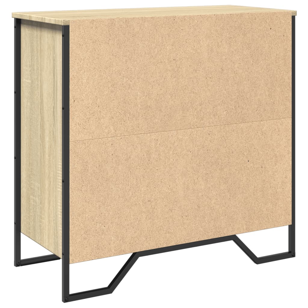 Credenza Rovere Sonoma 78x35,5x74,5 cm in Legno Multistrato