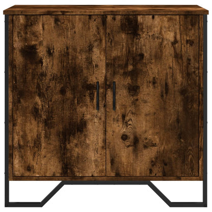 Credenza Rovere Fumo 78x35,5x74,5 cm in Legno Multistrato