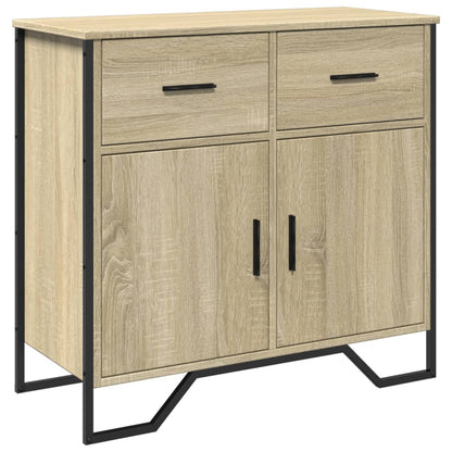 Credenza Rovere Sonoma 79,5x35,5x74,5 cm in Legno Multistrato