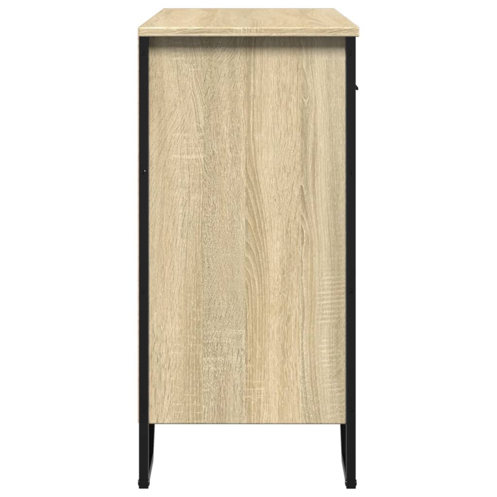 Credenza Rovere Sonoma 79,5x35,5x74,5 cm in Legno Multistrato