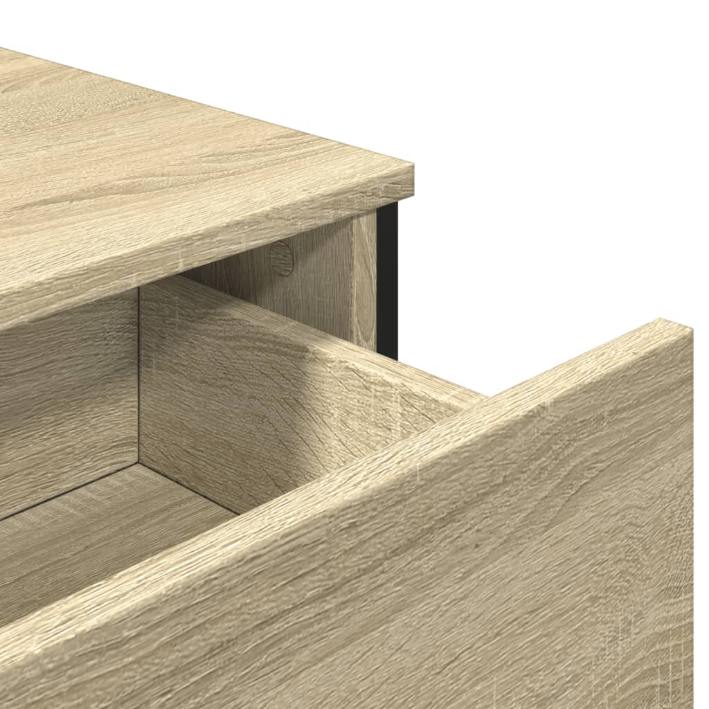 Credenza Rovere Sonoma 79,5x35,5x74,5 cm in Legno Multistrato