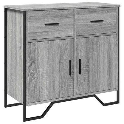 Credenza Grigio Sonoma 79,5x35,5x74,5 cm in Legno Multistrato