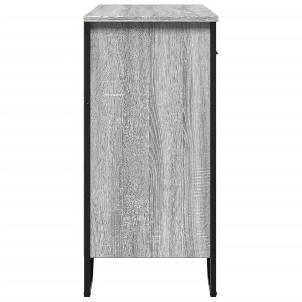 Credenza Grigio Sonoma 79,5x35,5x74,5 cm in Legno Multistrato