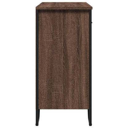 Credenza Rovere Marrone 79,5x35,5x74,5 cm in Legno Multistrato