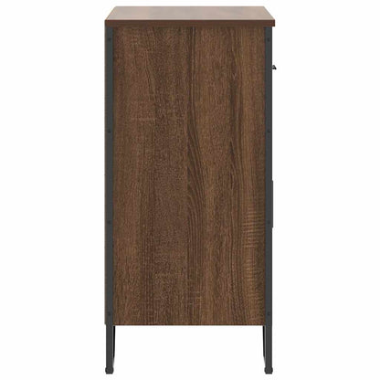 Credenza Rovere Marrone 79,5x35,5x74,5 cm in Legno Multistrato - homemem39