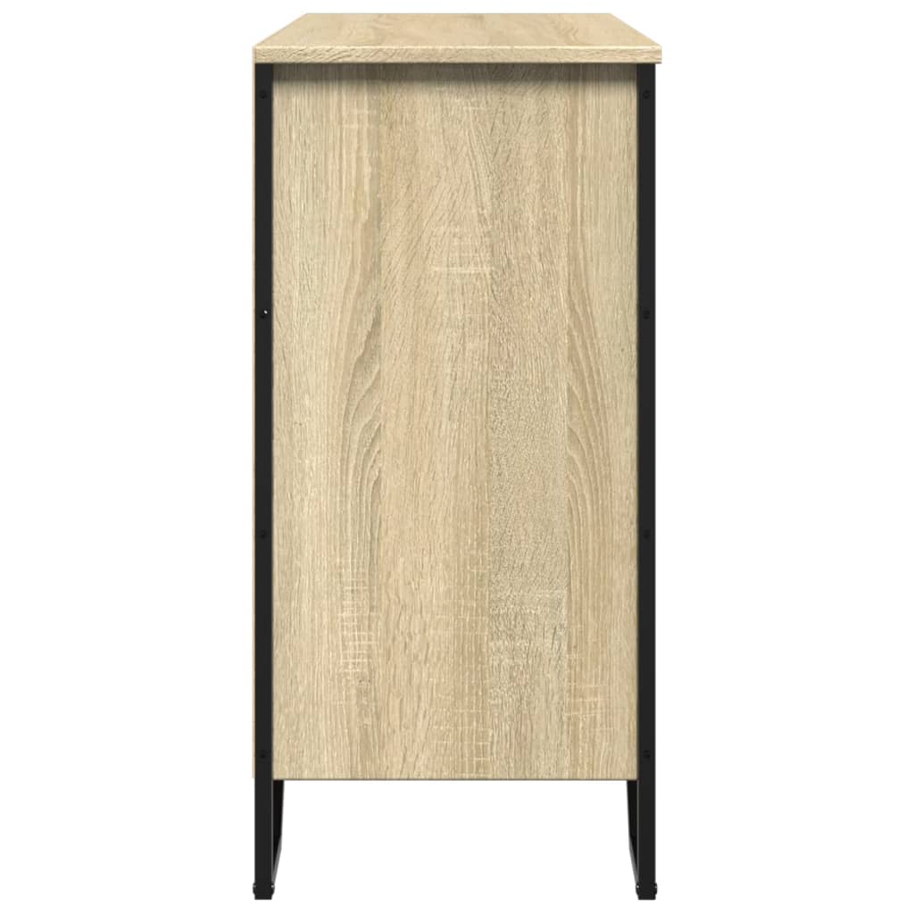 Credenza Rovere Sonoma 91x35,5x74,5 cm in Legno Multistrato