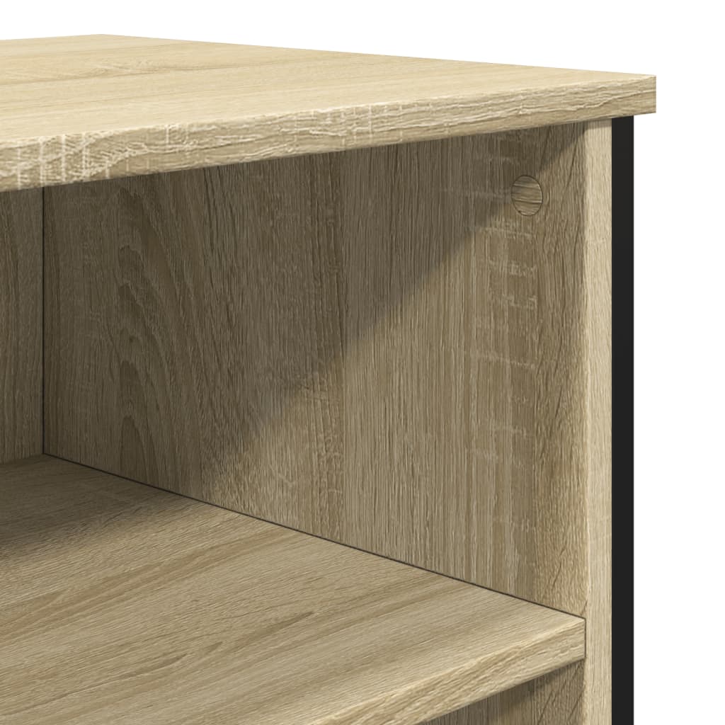 Credenza Rovere Sonoma 91x35,5x74,5 cm in Legno Multistrato - homemem39