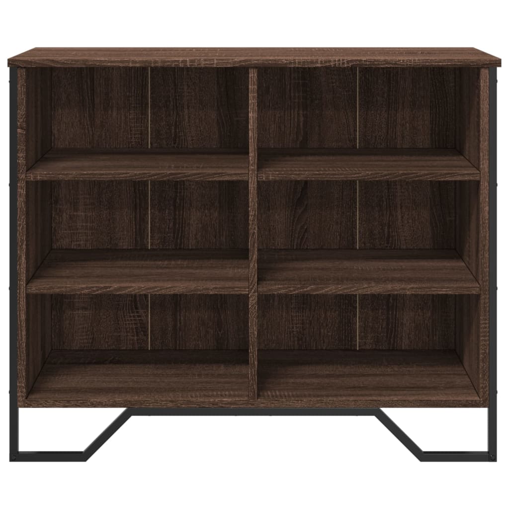 Credenza Rovere Marrone 91x35,5x74,5 cm in Legno Multistrato