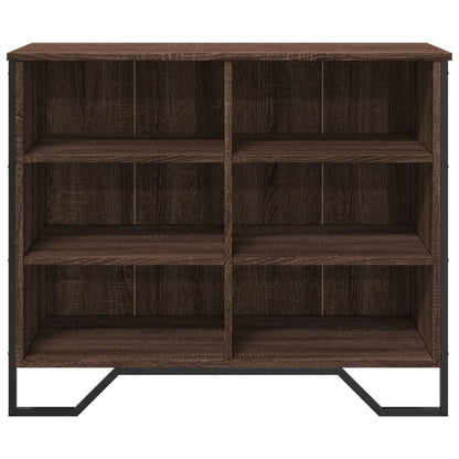 Credenza Rovere Marrone 91x35,5x74,5 cm in Legno Multistrato