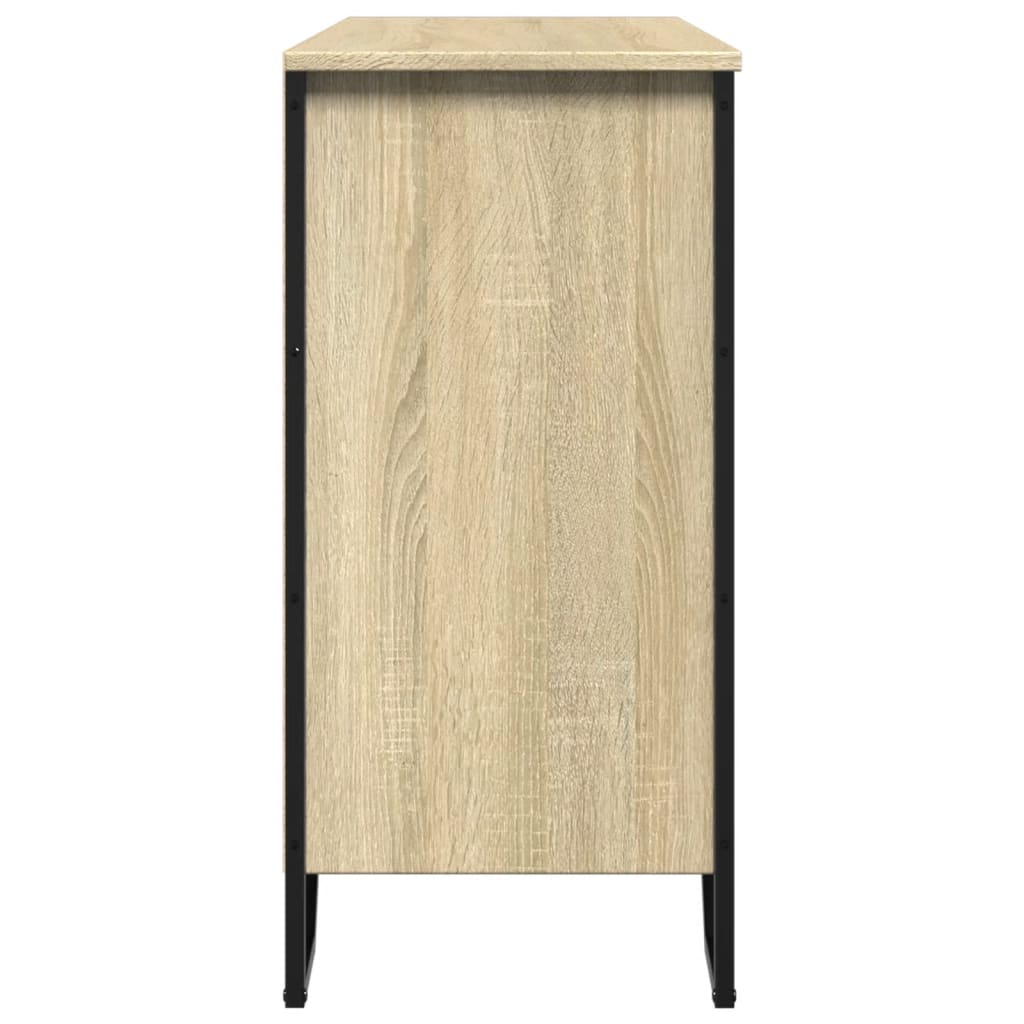 Credenza Rovere Sonoma 101x35,5x74,5 cm in Legno Multistrato - homemem39