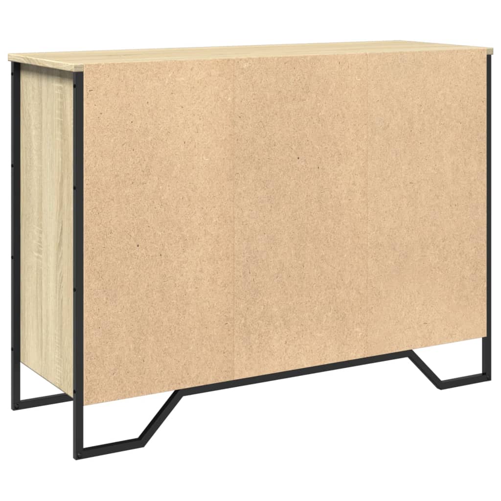 Credenza Rovere Sonoma 101x35,5x74,5 cm in Legno Multistrato - homemem39