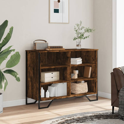 Credenza Rovere Fumo 101x35,5x74,5 cm in Legno Multistrato - homemem39