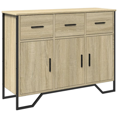 Credenza Rovere Sonoma 97x32,5x74,5 cm in Legno Multistrato - homemem39