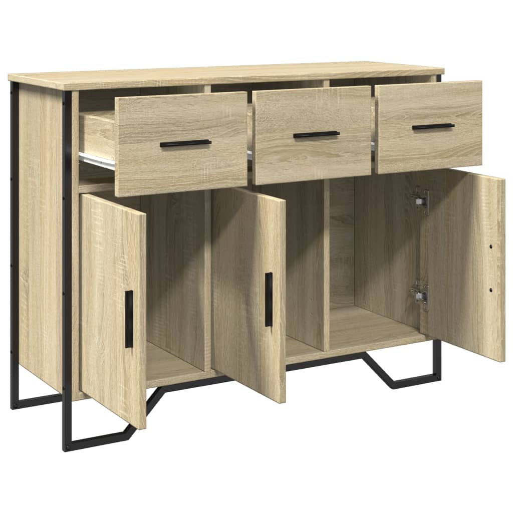 Credenza Rovere Sonoma 97x32,5x74,5 cm in Legno Multistrato