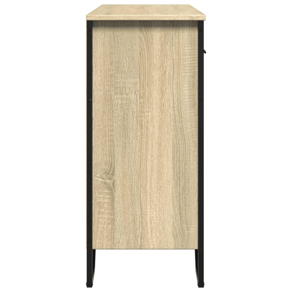 Credenza Rovere Sonoma 97x32,5x74,5 cm in Legno Multistrato