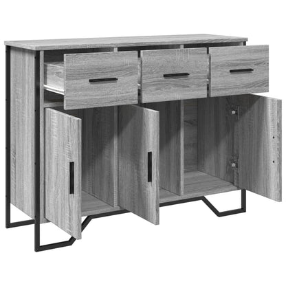 Credenza Grigio Sonoma 97x32,5x74,5 cm in Legno Multistrato - homemem39