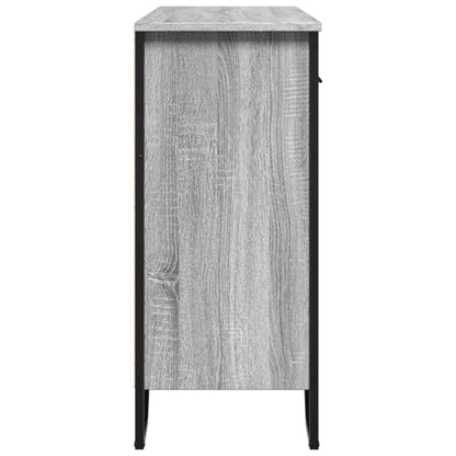 Credenza Grigio Sonoma 97x32,5x74,5 cm in Legno Multistrato - homemem39