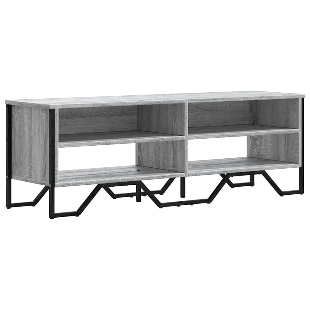 Mobile Porta TV Grigio Sonoma 122x34x41cm in Legno Multistrato - homemem39