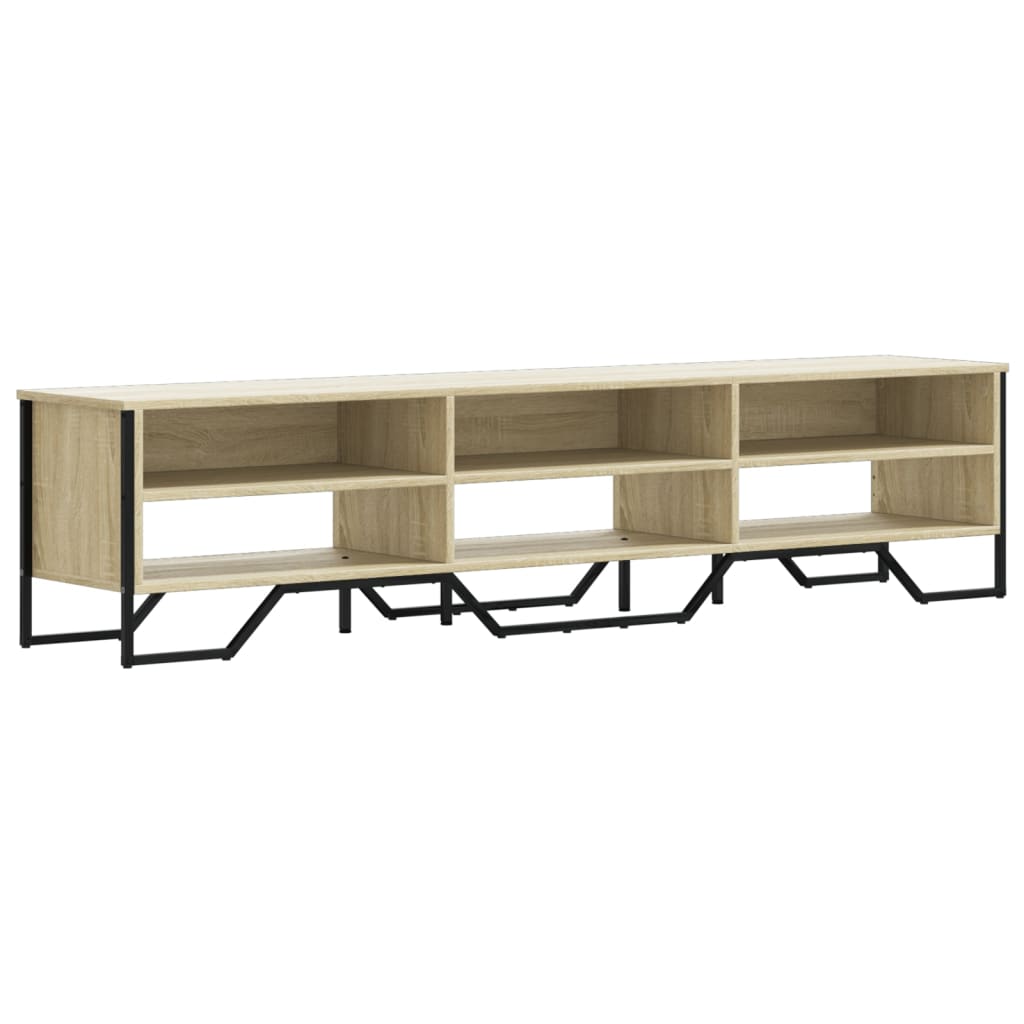 Mobile Porta TV Rovere Sonoma 180x34x41 cm Legno Multistrato - homemem39