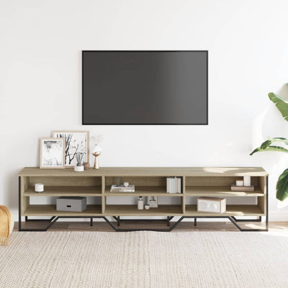 Mobile Porta TV Rovere Sonoma 180x34x41 cm Legno Multistrato - homemem39