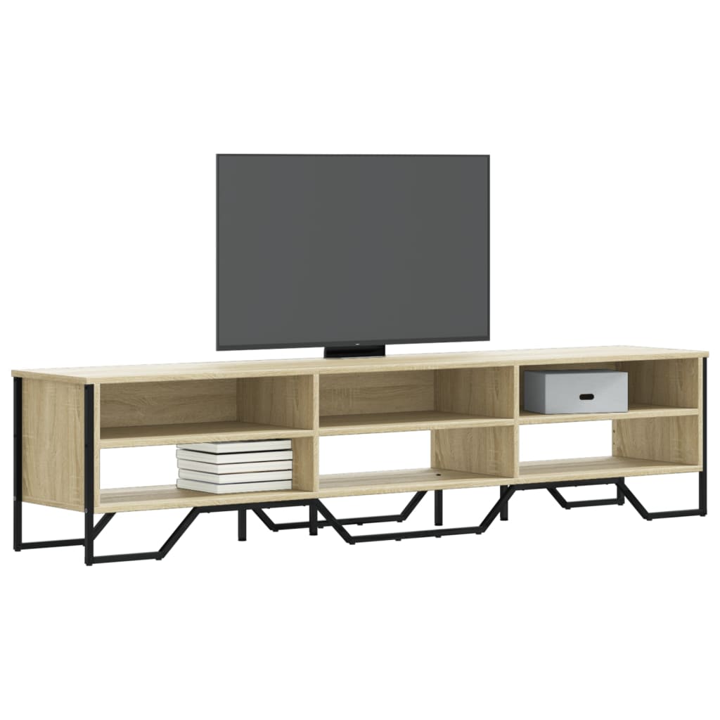 Mobile Porta TV Rovere Sonoma 180x34x41 cm Legno Multistrato - homemem39