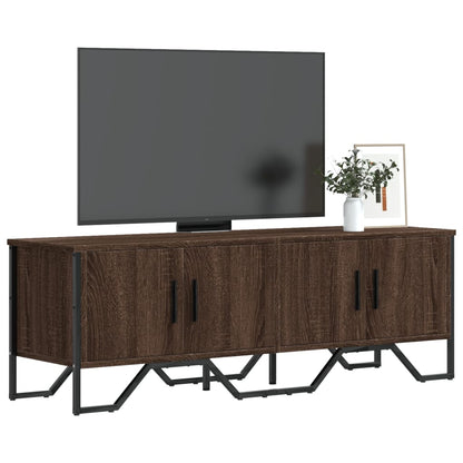 Mobile Porta TV Rovere Marrone 122x34x41cm in Legno Multistrato - homemem39