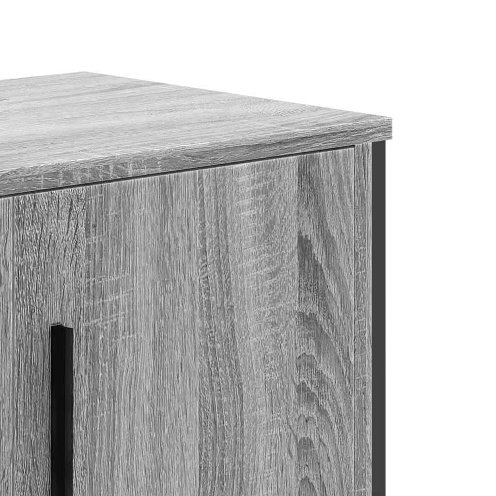 Mobile Porta TV Grigio Sonoma 180x34x41cm in Legno Multistrato | homemem39