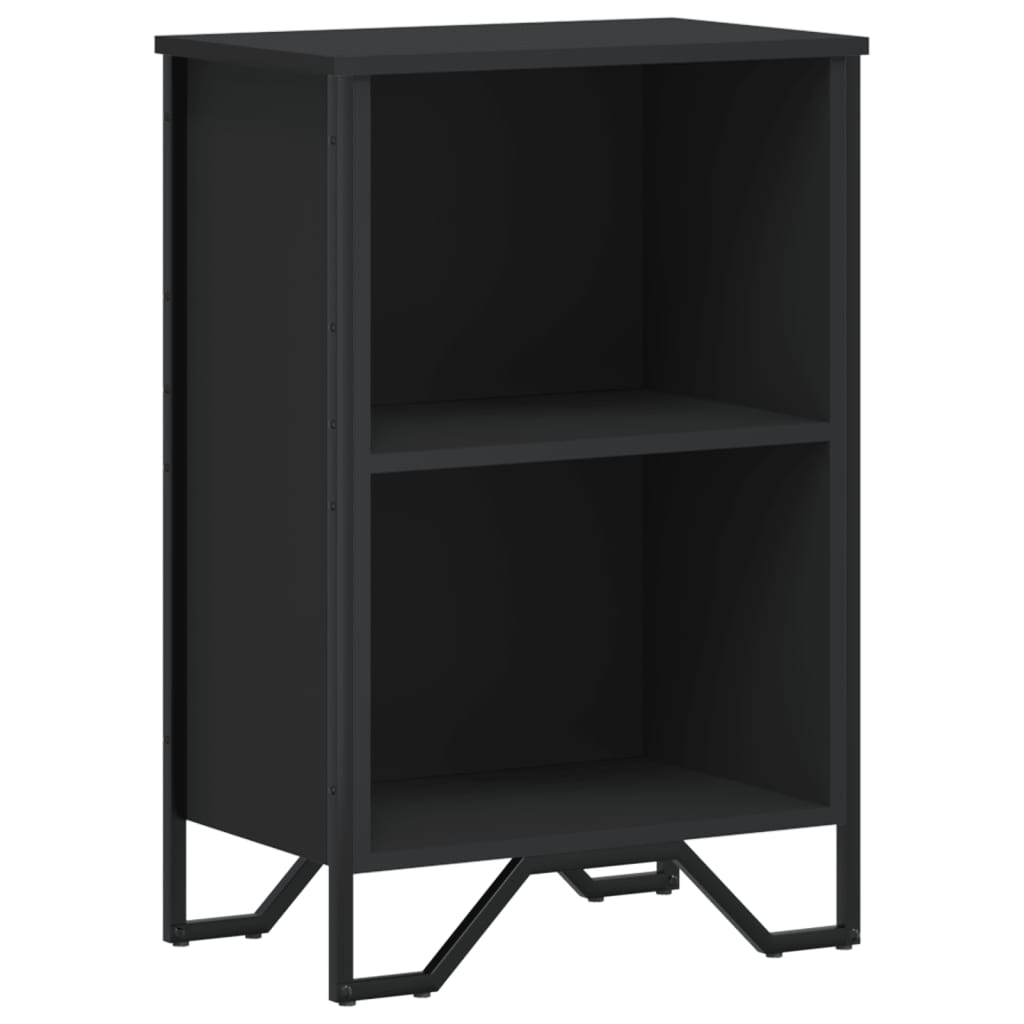 Libreria Nera 50x31x74,5 cm in Legno Multistrato