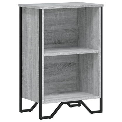 Libreria Grigio Sonoma 50x31x74,5 cm in Legno Multistrato