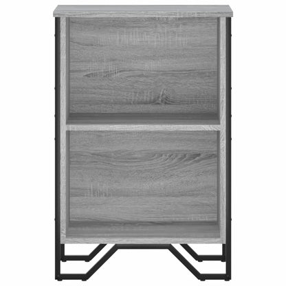 Libreria Grigio Sonoma 50x31x74,5 cm in Legno Multistrato