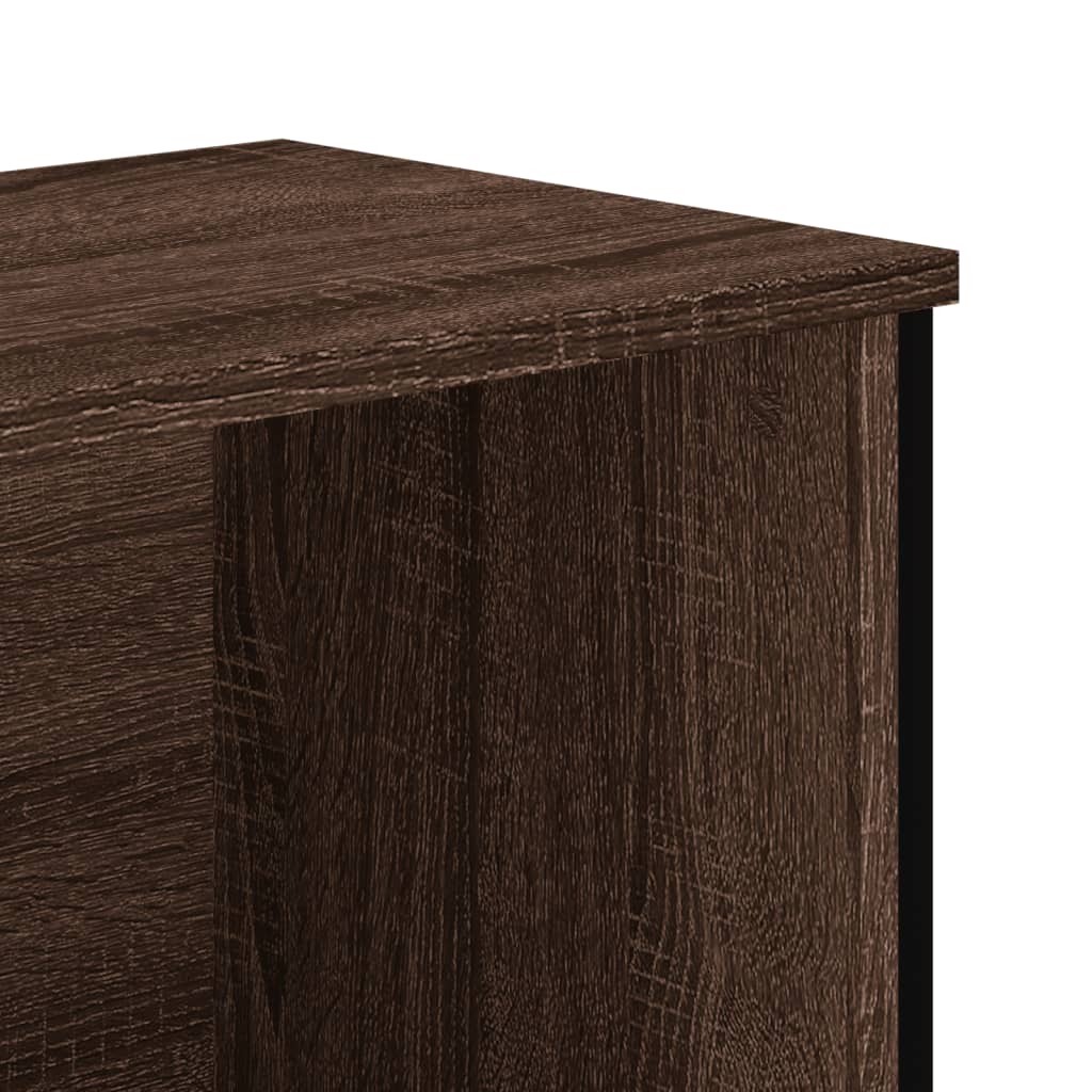 Libreria Rovere Marrone 50x31x74,5 cm in Legno Multistrato