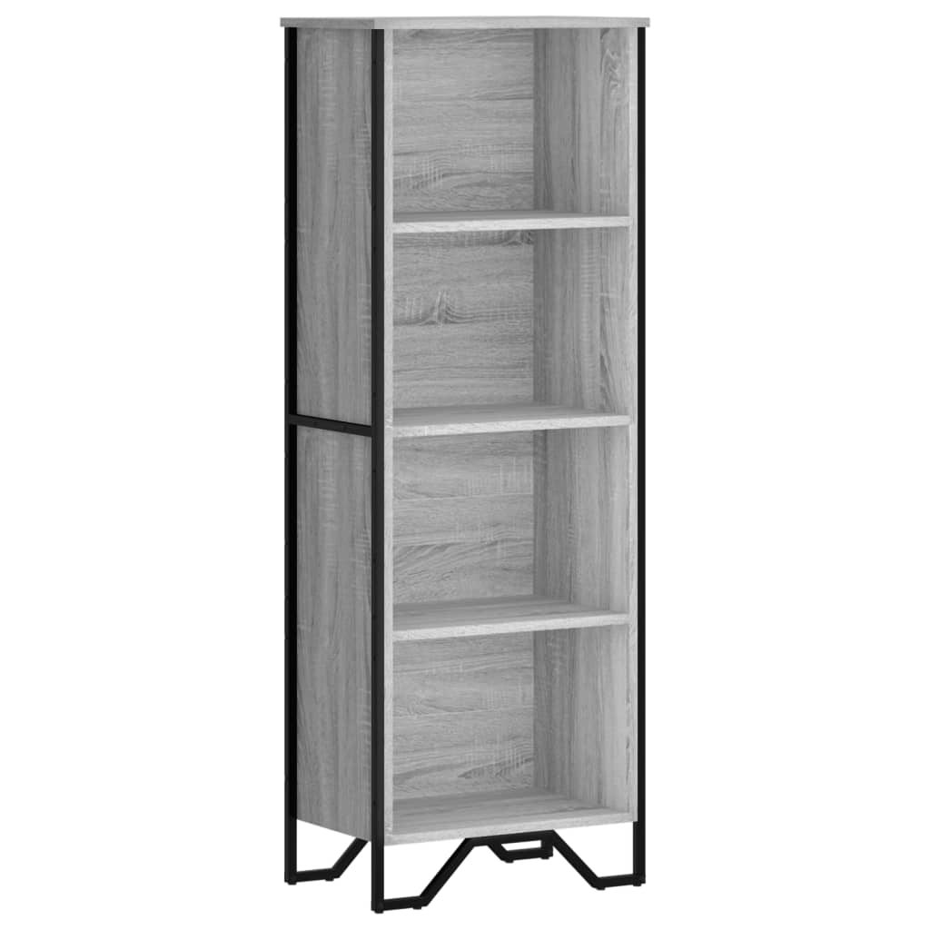 Libreria Grigio Sonoma 50x31x137,5 cm in Truciolato