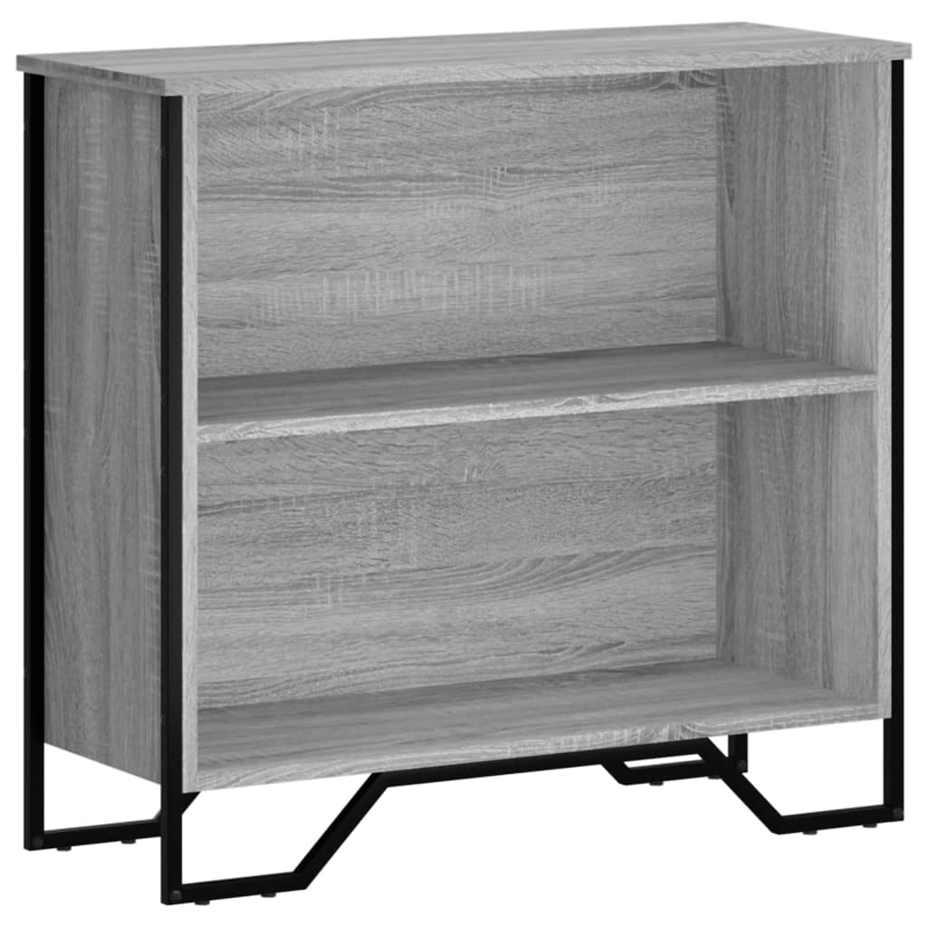 Libreria Grigio Sonoma 80x31x74,5 cm in Legno Multistrato