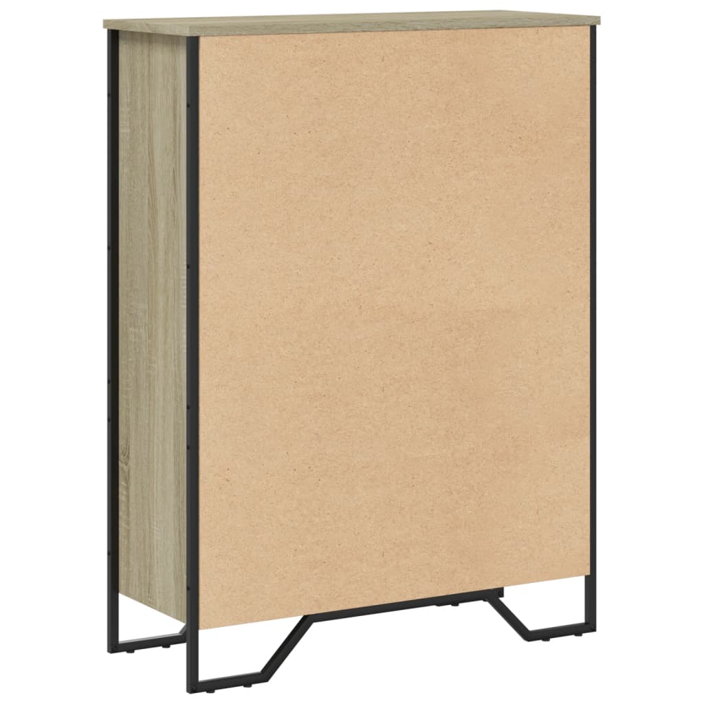 Libreria Rovere Sonoma 80x31x106 cm in Legno Multistrato