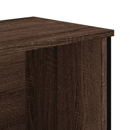 Libreria Rovere Marrone 80x31x106 cm in Legno Multistrato