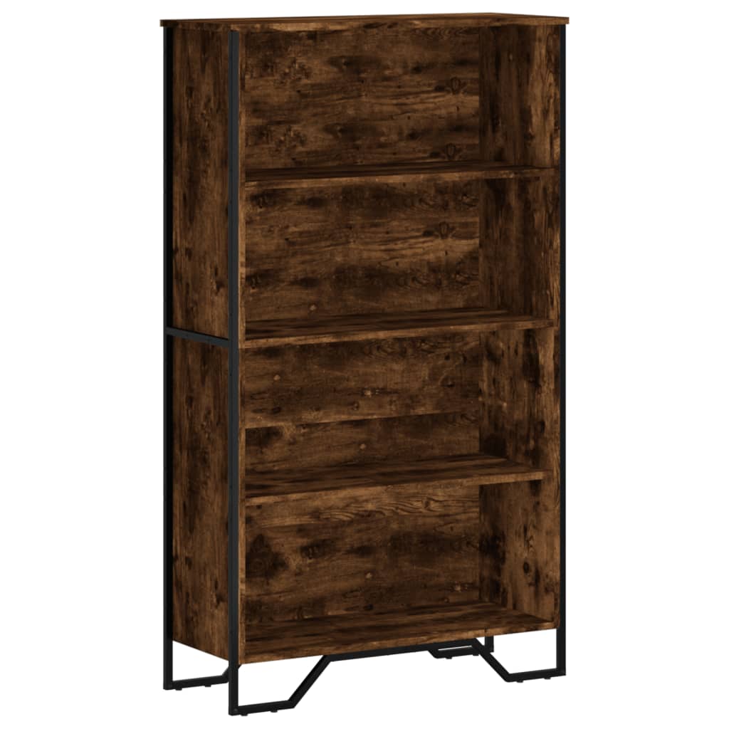 Libreria Rovere Fumo 80x31x137,5 cm in Truciolato