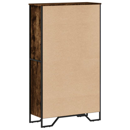 Libreria Rovere Fumo 80x31x137,5 cm in Truciolato