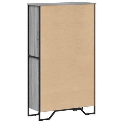 Libreria Grigio Sonoma 80x31x137,5 cm in Legno Multistrato