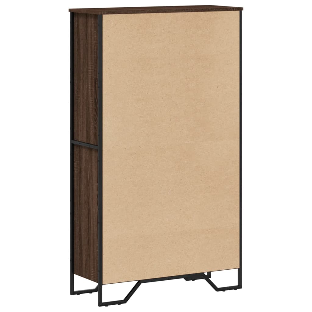 Libreria Rovere Marrone 80x31x137,5 cm in Legno Multistrato