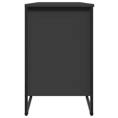 Scarpiera Nera 90x38x61,5 cm in Truciolato - homemem39