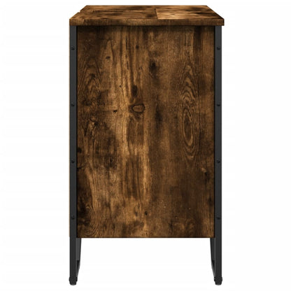 Mobile Lavabo Bagno Rovere Fumo 60x35x60 cm Legno Multistrato | homemem39