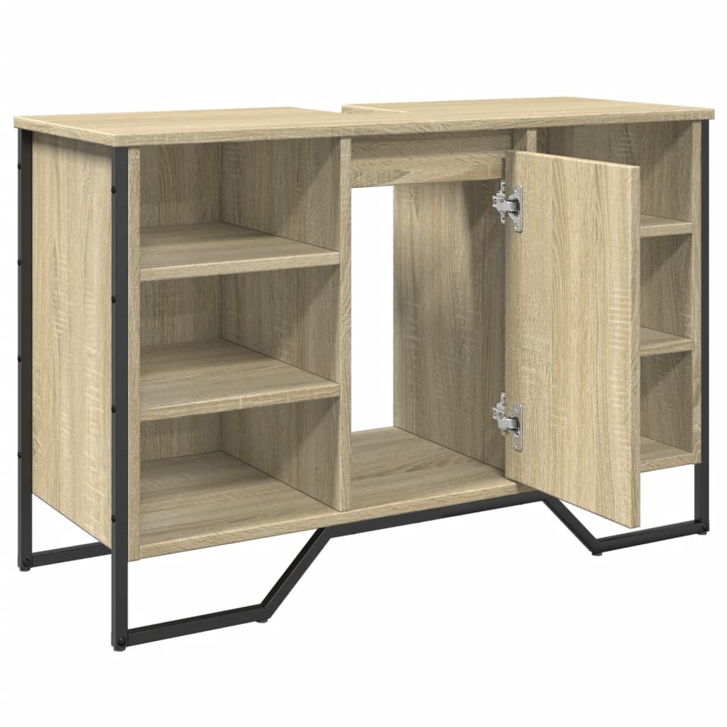Mobile Lavabo Bagno Rovere Sonoma 91x35x60 cm in Truciolato | homemem39