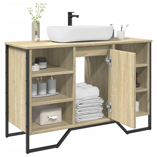 Mobile Lavabo Bagno Rovere Sonoma 91x35x60 cm in Truciolato | homemem39