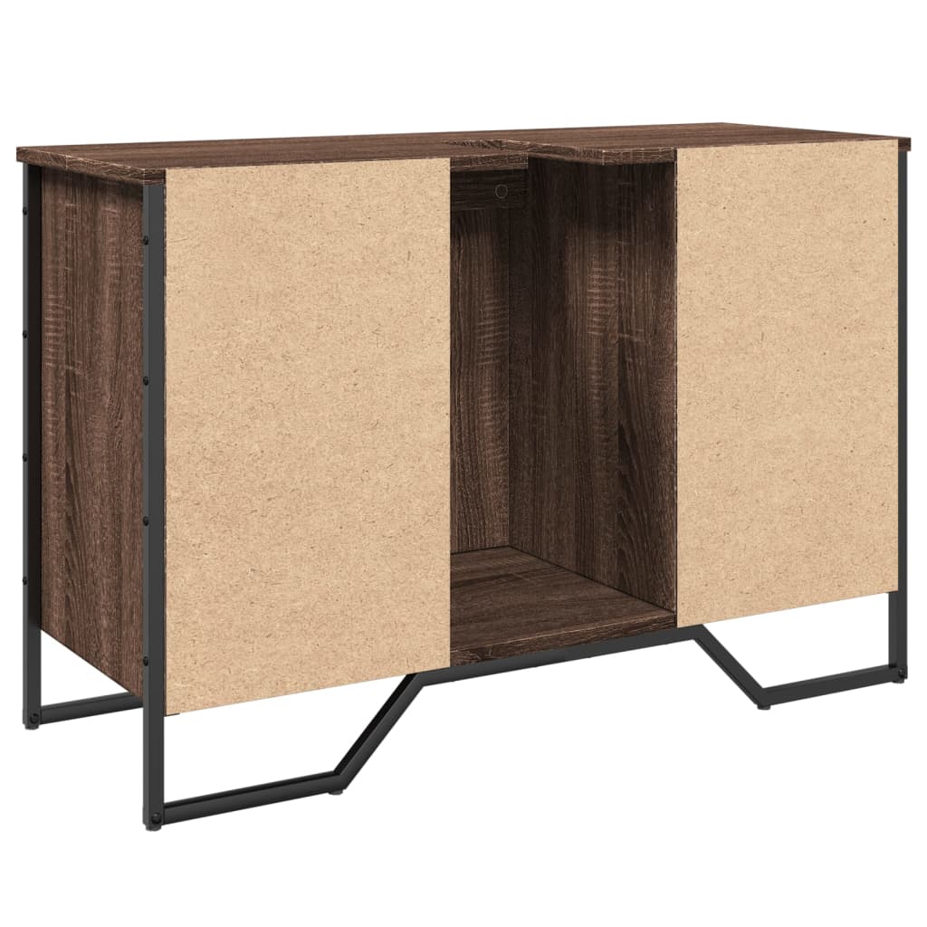 Mobile Lavabo Bagno Rovere Marrone 91x35x60cm in Truciolato | homemem39