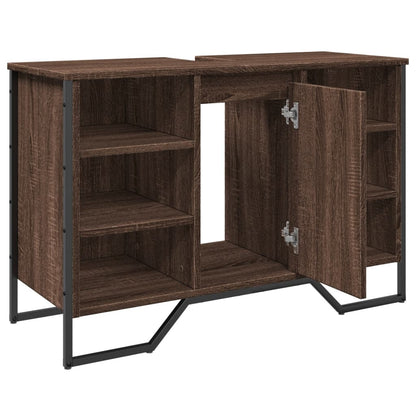 Mobile Lavabo Bagno Rovere Marrone 91x35x60cm in Truciolato | homemem39
